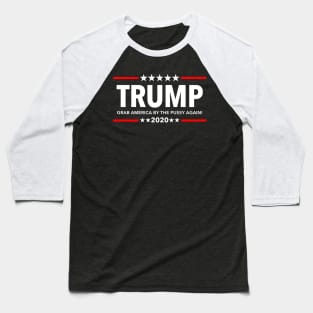 Trump 2020 Grab America By The Pussy Again Baseball T-Shirt